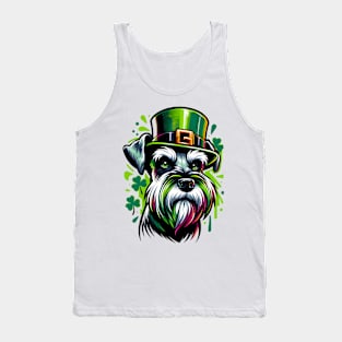 Standard Schnauzer's Joyful St Patrick's Day Celebration Tank Top